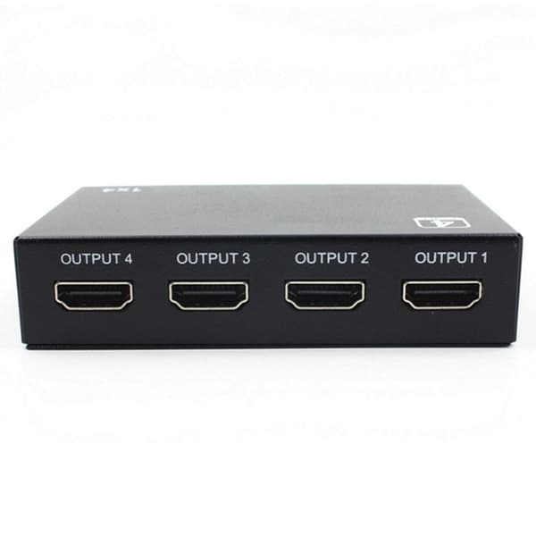 HD Multimedia Interface Splitter 1 ind 4 ud Plug and Play HD Multimedia Interface Switcher til projektorer DLP LCD HDTV'er