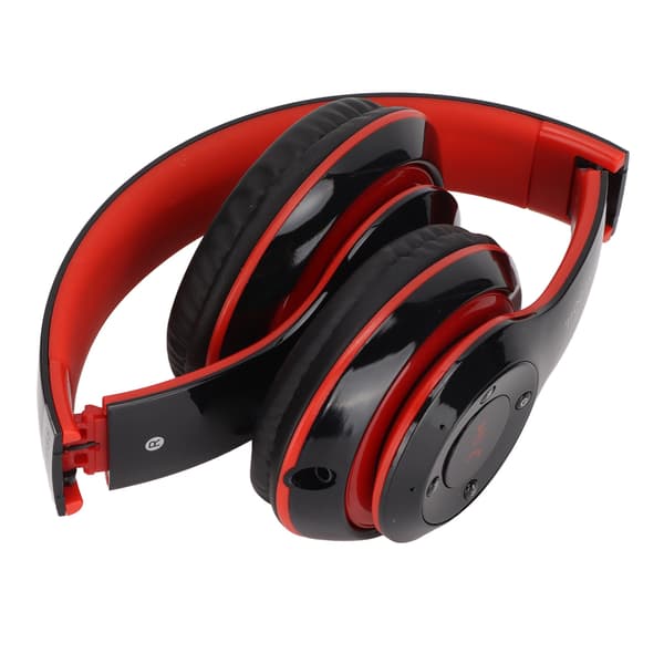 S6 HIFI Stereo Headset Bluetooth Headset Foldable Music Headset med mikrofon til mobiltelefon tablet rød