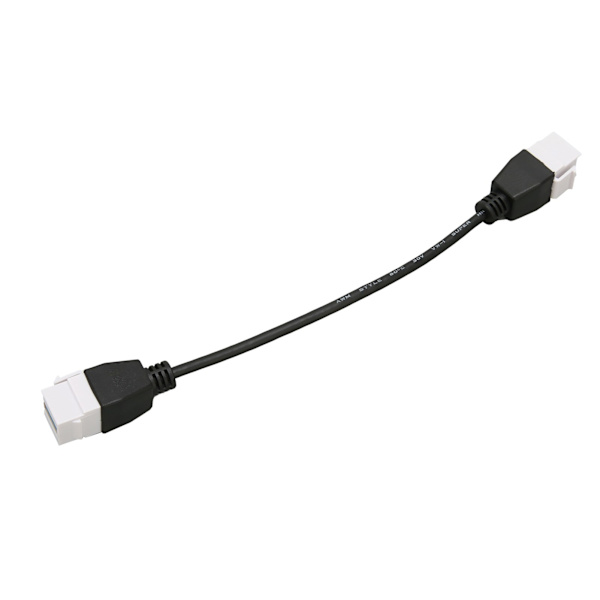 USB3.0 Keystone-stik indsætter kabel USB3.0 hun-til-hun-keystone-indsats Vægplade Outlet Panel Adapter Connector Kabel