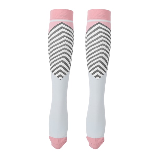 Compression Running Sleeve Stretch Marathon Ride Farve Strømper til Joggere Atleter Pink Blå L/XL