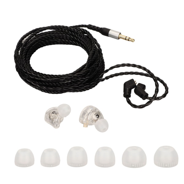 HiFi Wired Earbuds Professional Stereo Heavy Bass Langallinen näyttökuuloke muusikko laulaja DJ