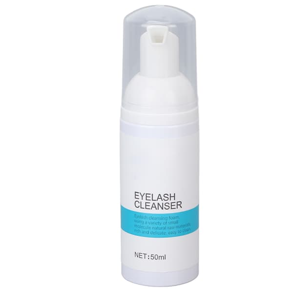 Øjenvippesæbe til hjemmebrug og salon, bærbar makeup mascara oliefjerner øjenvippeshampoo til kvinder 50ml
