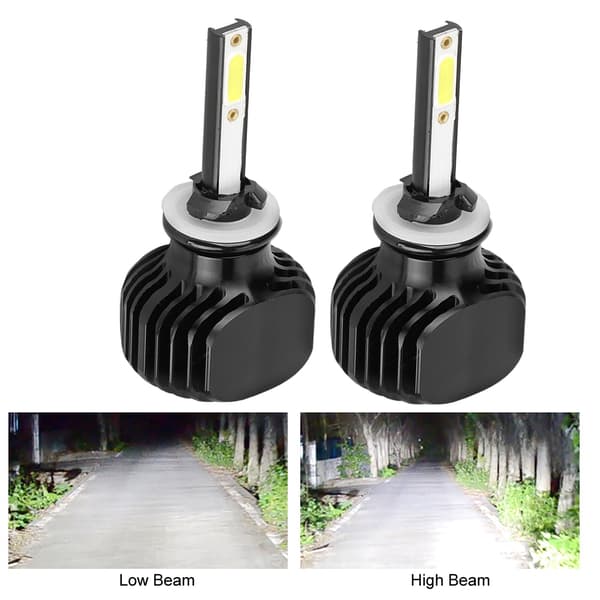 2 stk 880/881 6000K Hvit LED Bilfrontlyspære