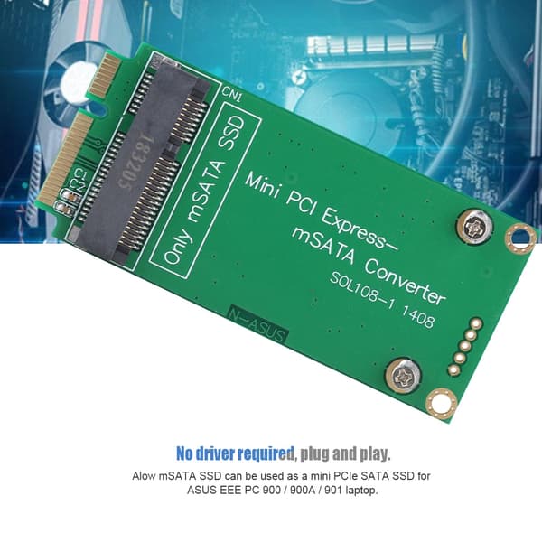 mSATA SSD til SATA Mini PCIE SSD Riser Kort Adapter Konverter til ASUS Laptop