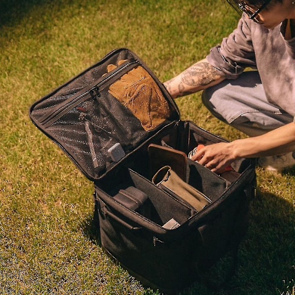 Stor oppbevaringscampingbag for utendørscamping, piknik og reisecampbag B