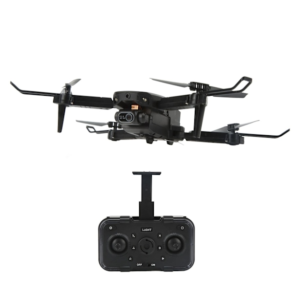 XT3 Drone med 1080P Dual HD-kamera Integreret 4-akset flyvemaskine Optisk flowpositionering Mini RC Drone Triple batterier