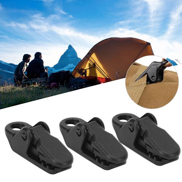 30-pack tältmarkis klämma tänder formad baldakin klämma ankare gripper dra åt verktyg utomhus camping vandring kit