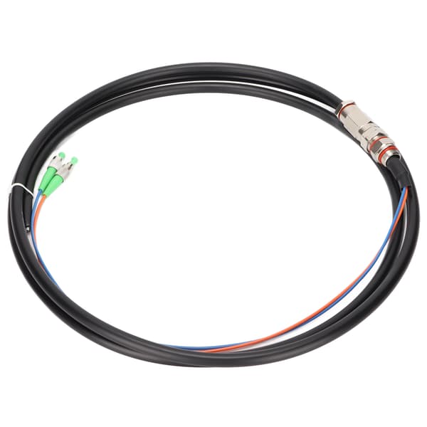 Fiberoptisk kabel 2 trådar skyddsfunktion enkel att installera singelmod optisk fiber patchkabel för instrumentering