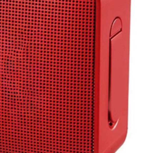 Langaton Bluetooth-kaiutin HiFi-stereobassolla, monitoiminen minikannettava langaton kaiutin ulkoilmatkalle kotiin, punainen