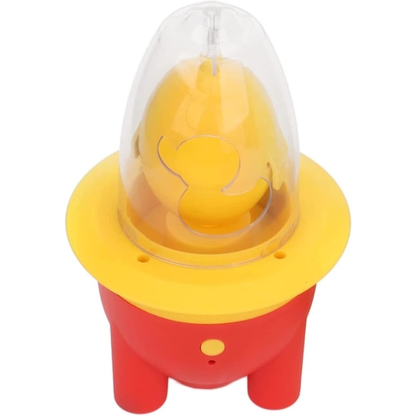 Bærbar elektrisk egghomogenisator - rød silikon gulleggmaskin for kjøkken (USB inkludert)