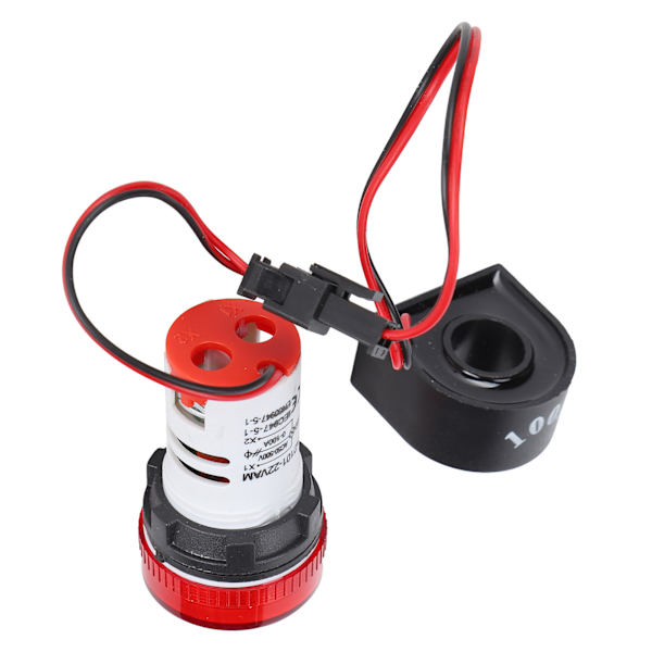Aktuell signalindikator Universal 2-Display Rund lampa Ljus 60~500V AC AD101-22VAMRed
