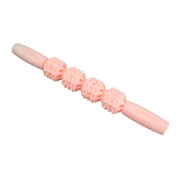 Muscle Roller Stick Handhållen Trigger Point Body Therapy Roller Stick för att minska ömhet Rosa