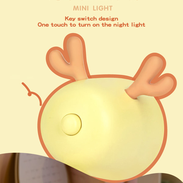 Creative LED Pet Night Light - Ny version Orange Orange