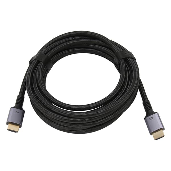 8K HD Multimedia Interface-kabel 6,7 mm tråddiameter ren OFC-ledare HD Multimedia Interface 2.1-kabel 5 meter