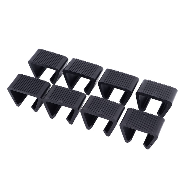 8 stk Utendørs terrassemøbelklemmer Rottingmøbler Festemidler Clips Seksjonssofa Sofa Funiture Clips 4,3 cm/1,7 tommer rille 8 stk.