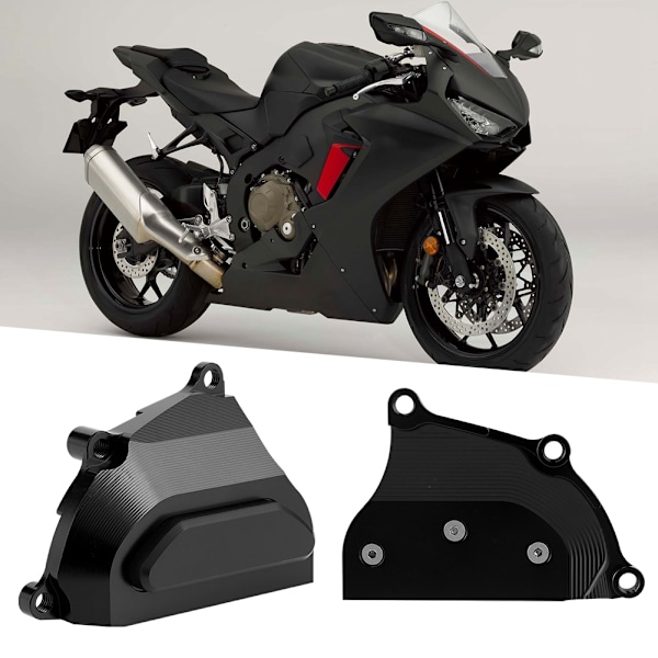 Motorcykel CNC-motorhölje Slider Crash Pad Fallskydd Passar för Honda CBR1000RR 08-17Svart