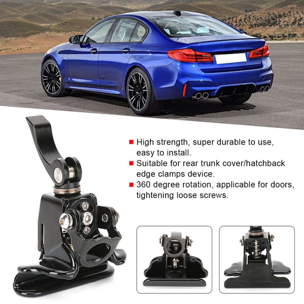 Bilantenne Slitesterk Rustfritt Stål Fast Brakett Bagasjelokk Hatchback Monteringsklips