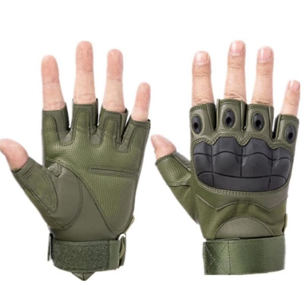 Andas blå unisex utomhussport taktiska handskar i armégrönt