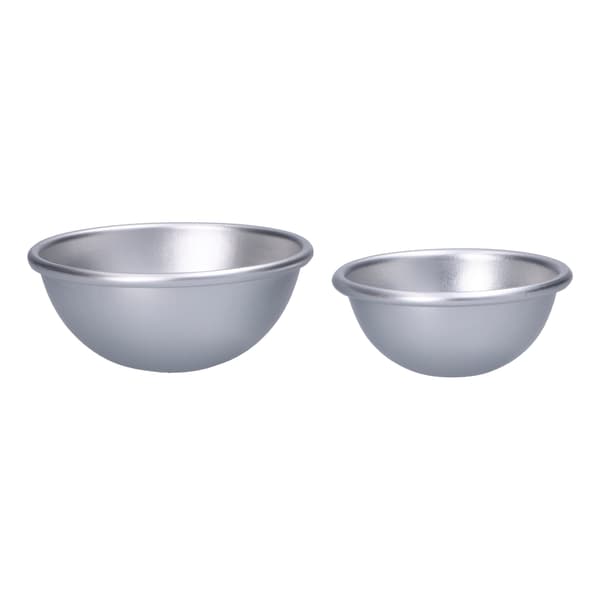 DIY badesaltkugleform husholdningsbærbar aluminiumslegering mousse kage bageform sæt#5