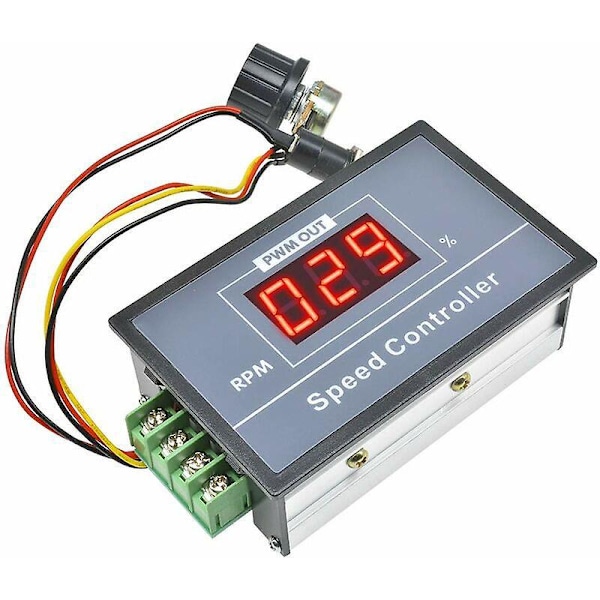 PWM DC Motorvarvtalsregulator (PWM) DC 6-60V 12V 24V 36V 48V 30A Justerbar Motorvarvtalsregulator