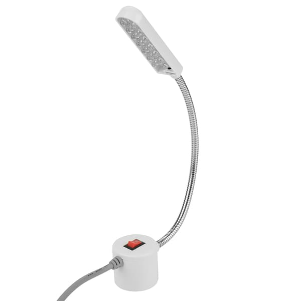 Justerbar magnetisk base LED-lys for symaskin - EU-plugg (110V-220V)
