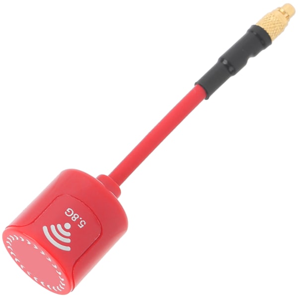 5,8 GHz MMCX 2,8 dBi RHCP høyforsterket lang antenne for FPV Racing Drone RC deler rød rett