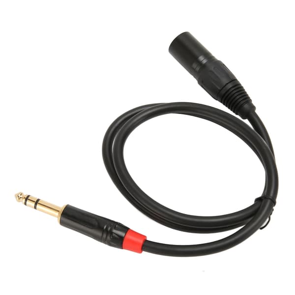 1/4 tomme til XLR han-kabel 0,75 m længde 6,35 mm stik til XLR han-lydkabel til mikrofonmixer