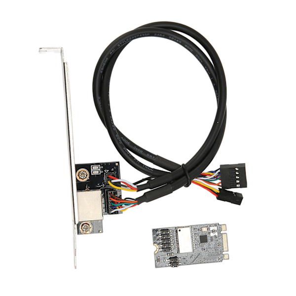 M.2 PCI E Gigabit Ethernet-kort 1000 Mbps guldpin stabil forbindelse MINI PCI Express Ethernet-kort RJ45 LAN NIC-kort til pc