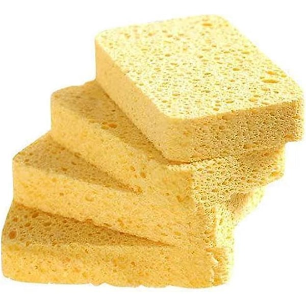 11*7*1CM Puhdistussieni, 10 kpl Hankaussieniä Luonnonpuumassasta Naarmuuntumaton Helppo Puhdistaa Hankaussieni Keittiöön