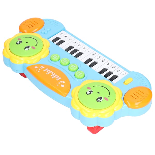 Pianoleksak Elektronisk Keyboard Ljud Ljuseffekter Instrument för Barn Över 3 År