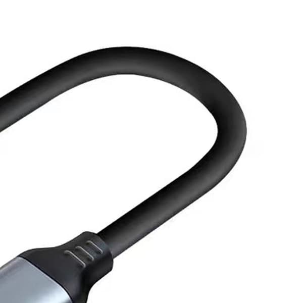 Hovedtelefonstikadapter TPE Type C Han til 3,5 mm Hun Hovedtelefonadapterkabel til at lytte til musik Grå