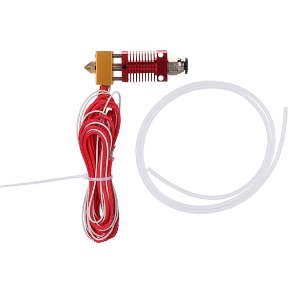 CR10 Rød Ekstruder Hotend Kit Ekstern Gevindforbindelse 3D Printer Tilbehør (12V 40W)