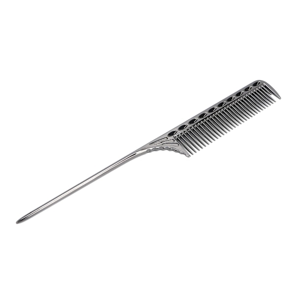 Profesjonell rottehale hårkam frisørsalong stylingkam barber aluminium metallkam svart