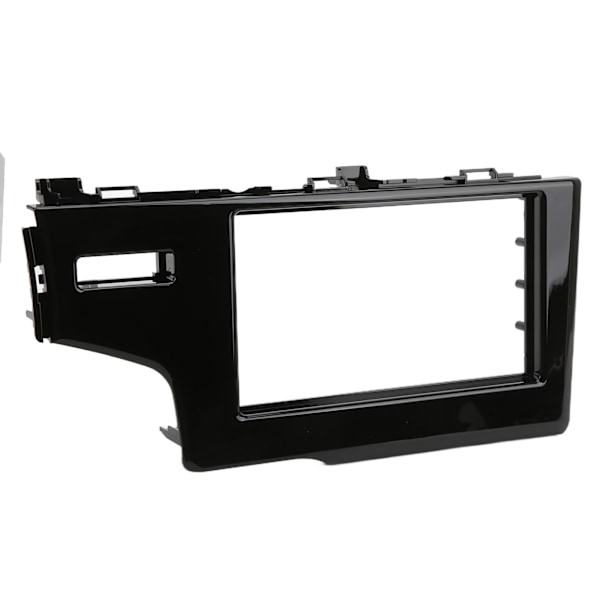 2DIN bilradio fascia central kontrol audio navigation panel udskiftning til Fit Jazz LHD UV sort 2013‑2015