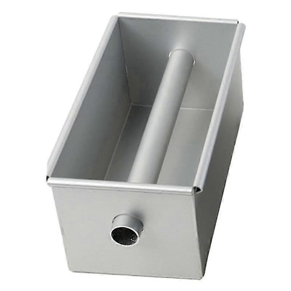 Lang Kagebageform Non-Stick Flydende Hjerte Kageform Aluminium Legering Firkantet Brødform med C