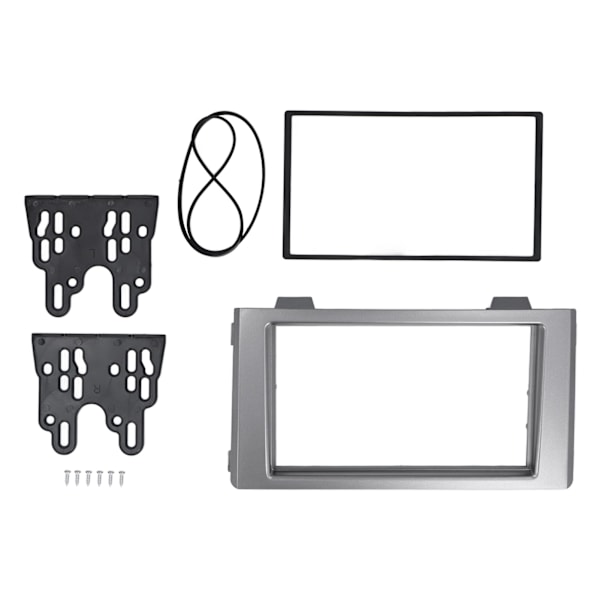 2DIN bilstereo radiofascia CD DVD instrumentpanel trim ersättning för IVECO Daily 2006‑2014