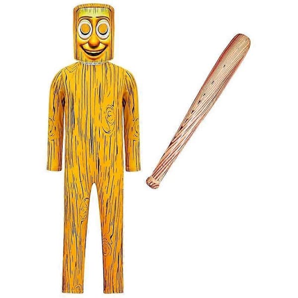 Cosplay Tung Sahur Jumpsuits Hette Bodysuits Halloween Kostymer B B 130cm