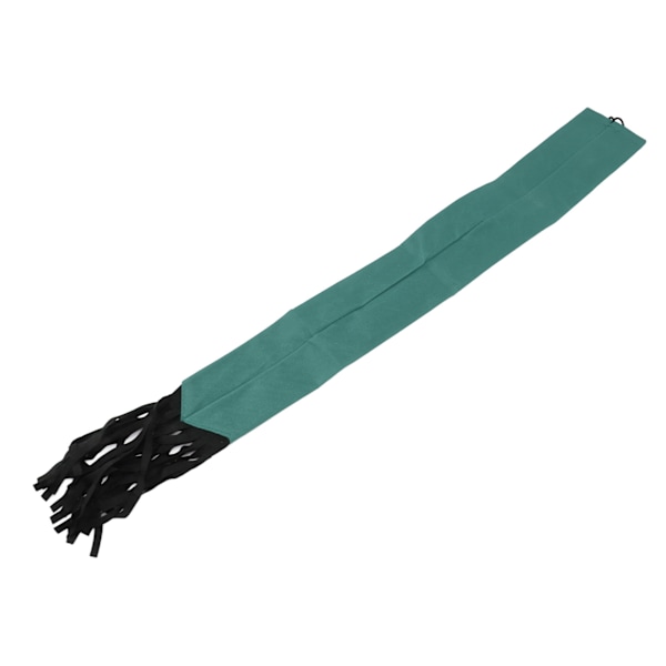 Hestehalebeskyttelsespose i non-woven stof med frynser og hægte-og-løkke-design, grøn