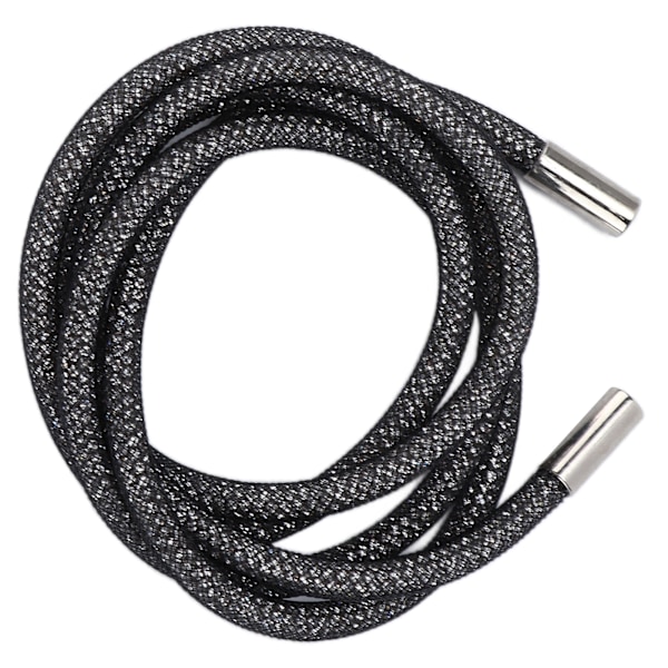 Rhinestone Reb 6 mm Bredde Shiny Glitter Dekorativ Snor Trim Tilbehør til Sko Tøj Sort Mesh Hvid Rhinestones 120 cm Længde