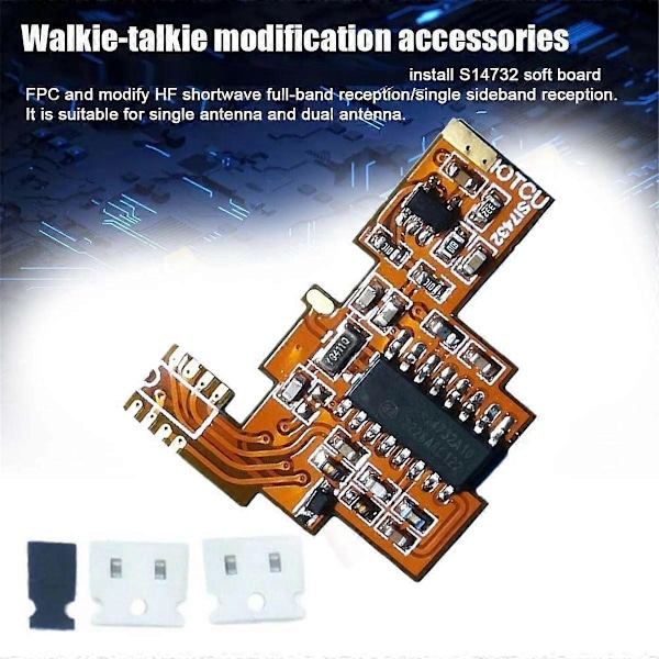 SI4732 Piirilevymoduuli FPC-muokkaus+2M-siru varten