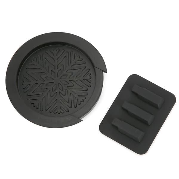 Guitar Mute Pad Lydhulsdæksel Sort Silikone Musikinstrument Tilbehør (Sort)