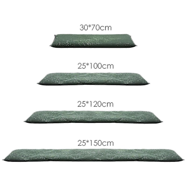 Vattenaktiverad översvämningsbarriär - Återanvändbar, absorberande, robust för källare, garage, översvämningsskydd 25*150cm