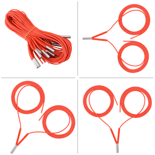 10 stk /sett 12V 40W Keramisk Patronvarmer Varmerør for 3D-skriver