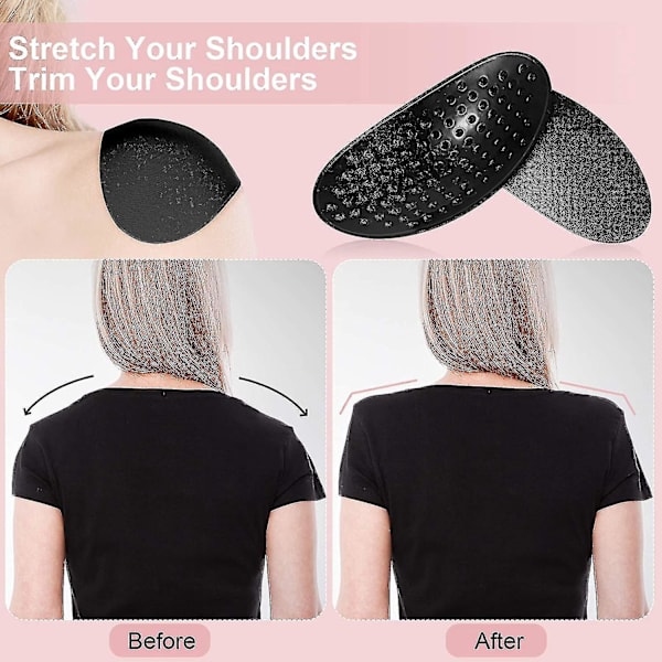 Skulder Push-up Pads - Bløde Silikon Anti-slip Forbedrere (4 Par)