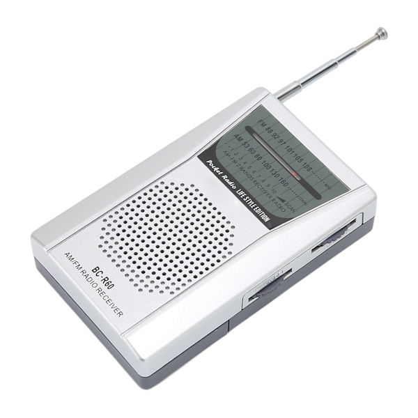 Kannettava AM FM -transistorradio 5W kaiuttimella, paristoilla toimiva taskuradio matkoille, hätätilanteisiin ja kotiin