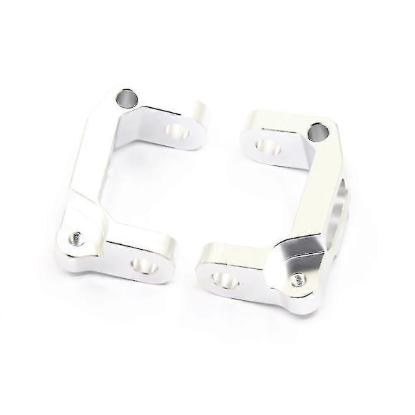 2 stk Metall Front C Hub Carrier Caster Block Kompatibel Crawler Bil