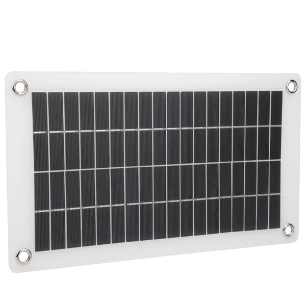 10W 18V Solpanel Cellemodul 12V Telefonoplader Semi-fleksibel Dobbelt USB DC-udgang
