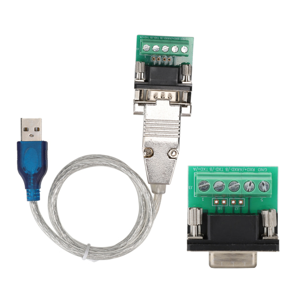 USB til RS485 adapter kabelkonverter kompatibel med RS232 RS485 RS422 standarder