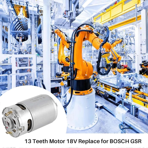 13 Tänder Motor 18V Ersättning För 18-2-li Gsr18-2-li Gsb18-2-l1 1800 Li-2 Psb1800 Skruvdragare Zekai