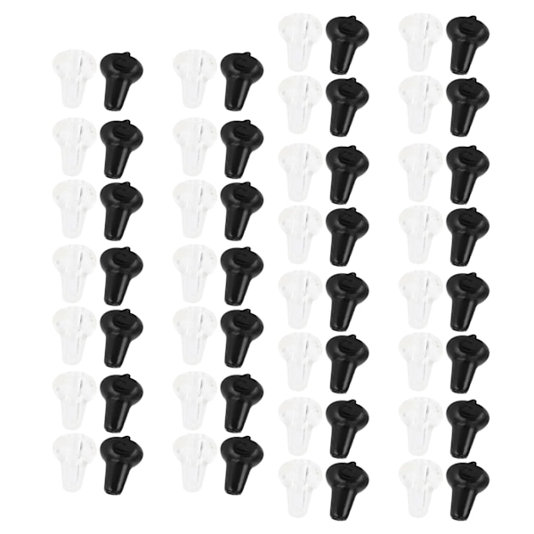 60 stk PVC fiskekrok karper rigg ring stopper perler fiskefiksering buffer holder tilbehør